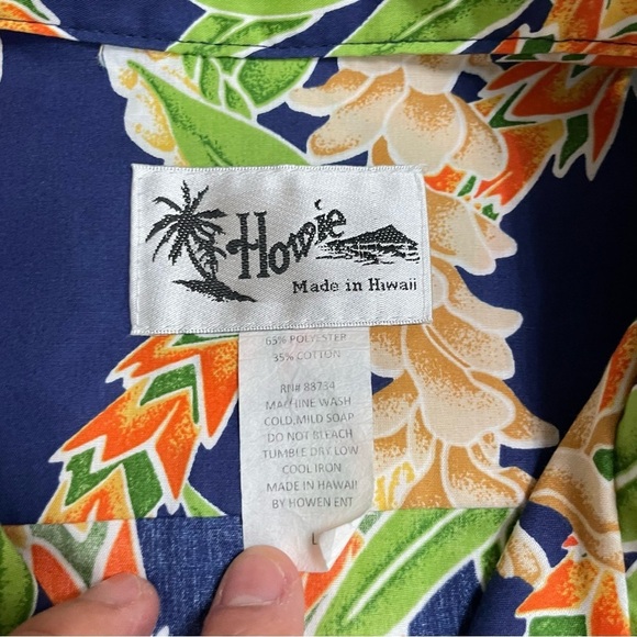 Vintage Howie Hawaii Men’s Shirt size L. Tropical floral pattern. - Picture 6 of 9